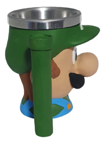 Caneca/Copo Super Mario Bros Resina 3D Jogo Mario
