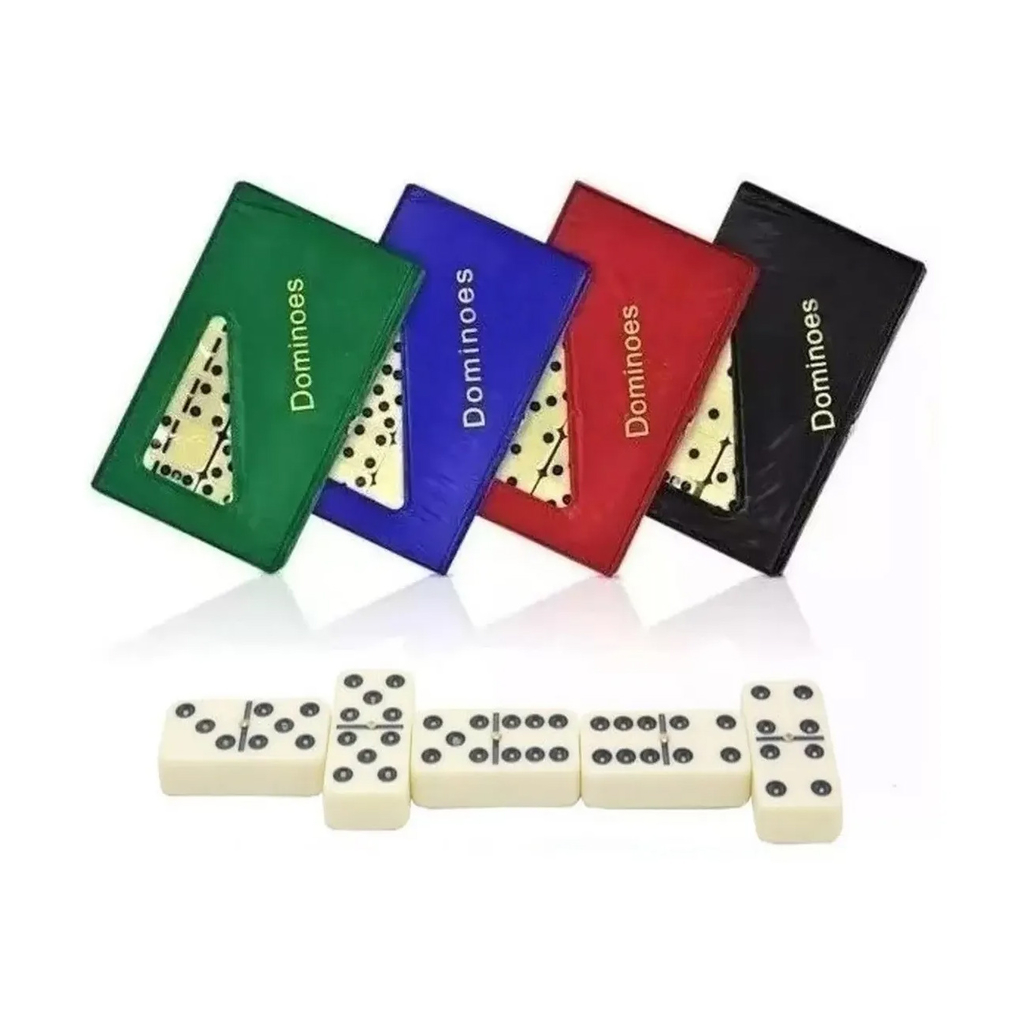 Jogo de Domino na Lata - Caixa de Metal Super Luxo - Domino Osso