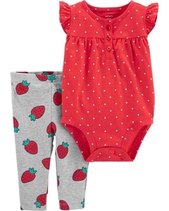 SET DOS PIEZAS CARTER'S FRUTILLITA / TRES MESES - comprar online