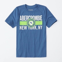 REMERA ABERCROMBIE ESTAMPADA T.15/16