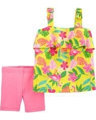 CARTER´S SET CONJUNTO 2 PIEZAS FLORAL VERANO BEBA / 3 MESES