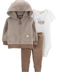 CARTER'S SET TRES PIEZAS CAMPERA JOGGING LIVIANA - 9 MESES