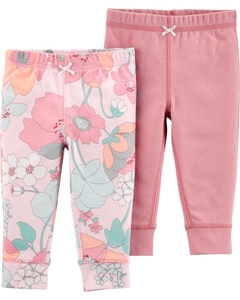 Carter's Pack 2 Pantalones de algodón "Floral" - 12 MESES - comprar online