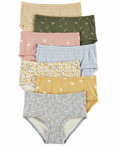 Carter's - Pack de 7 Bombachas de algodón Girls - Stretch cotton T. 2/3 en internet