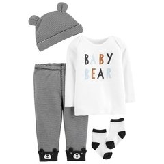 CARTER'S SET 4 PIEZAS M/L BEBE - 12 MESES