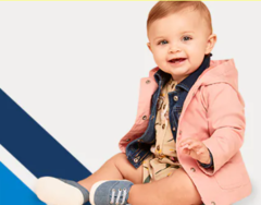 Old Navy Parka utilitaria rosa con capucha para bebé - 3 MESES / 6 MESES