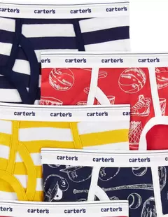Ropa interior Carter's - Paquete de 7 calzoncillos tipo Slips de algodón T. 2/3 - comprar online