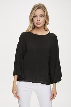 INEDITA - BLUSA MANGAS VOLADAS - VUJADE