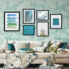 Kit de quadros - Aquarela verde e azul 20x3 - comprar online
