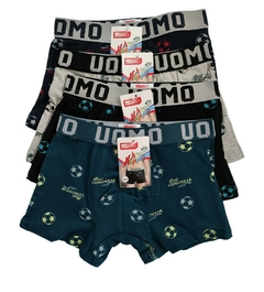 DOCENA BOXER MOTIVOS NIÑOS ALG PREMIUM (T. 4 AL 8).