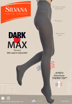 Panty Media Super Opaca Dark Max Silvana Art. 6245DM - comprar online