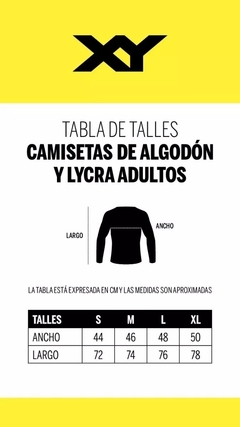 Camiseta Térmica Hombre Xy Cromosoma Algodón Lycra Art 4000