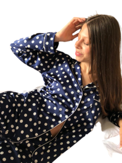 Pijama De Satén , Pijama De Satén Italiano Raso Diseño Autor Nicolle Naira 406