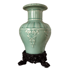 Vaso Celadon Tailandês: Uma Jóia da Arte Oriental para sua Casa