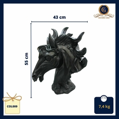 Imagem do Escultura de Cabeça de Cavalo em Poliresina