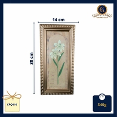 Quadro moldura dourada LILY (14 x 30 cm) - comprar online