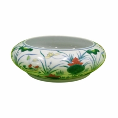 Bowl Exclusivo em Porcelana Chinesa com Desenho de Carpas