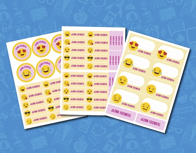 Kit Escolar Emoji