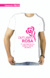 Camiseta Masculina de Algodão - Outubro Rosa