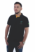 Camisa Polo Masculina Preta Justiça Federal - Identificação Funcional