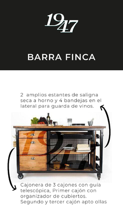 Barra FINCA - 1947 Barras móviles