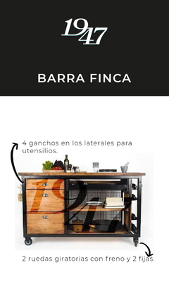 Barra FINCA - tienda online