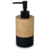 Dispenser en bamboo base negra