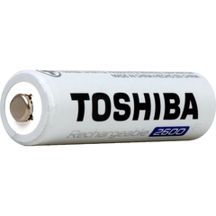 Pilha Recarregável Toshiba Aa 2500mAh Pequena com 4 Unidades Prontas pro Uso RTU - comprar online