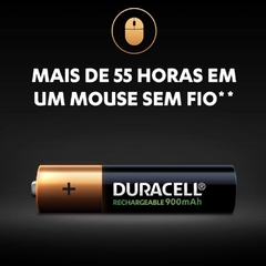 Carregador Philips com 4 Pilhas Aaa 900mAh Duracell Recarregáveis RTU Bivolt Inmetro - EFWEBSHOP