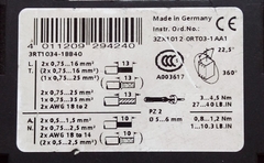 Contator Siemens 3rt10341bb40 32A, 24vcc, 60hz - STARFASE