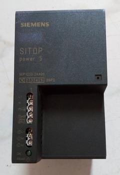 Fonte Siemens Sitop 5A 24vcc 1p 6EP13332-AA00