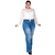 Calça Jeans Feminina Flare Plus Size Do 42 Ao 52 Darlook