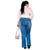 Calça Jeans Feminina Flare Plus Size Do 42 Ao 52 Darlook - comprar online