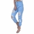 Calça Feminina Jogger Jeans Destroyed Cintura Alta K2b - comprar online