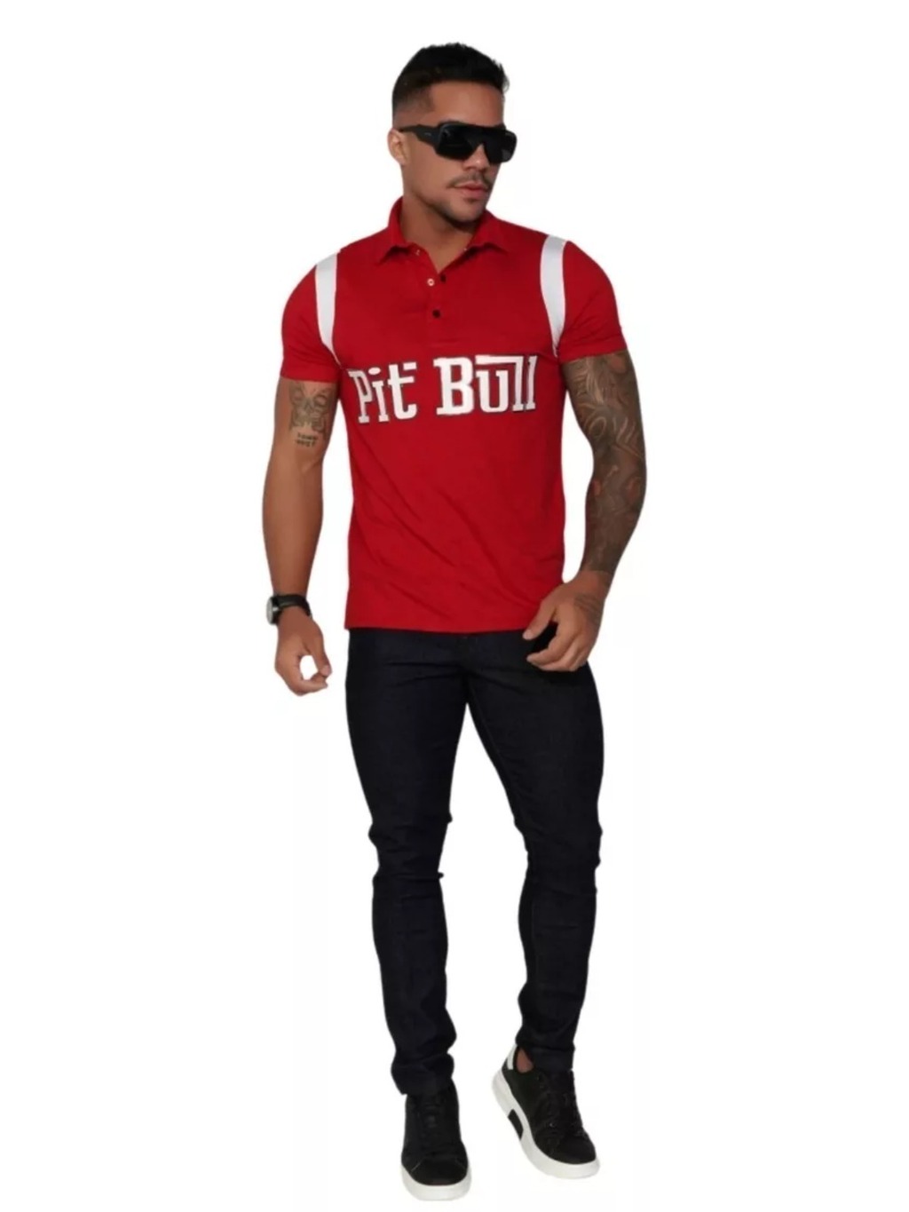 Camisa polo fashion pit bull