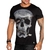 Camiseta Gola O Estampa Caveira Exclusiva e Logomania Pit Bull Jeans 79505 - comprar online