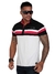 Camisa masculina polo listrada preto / rosa PitBull 80190