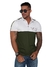 Camisa masculina polo Verde/Branca PitBull 80526