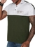 Camisa masculina polo Verde/Branca PitBull 80526 - comprar online