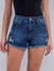 Shorts Jeans Feminino cintura alta com bolsos Revanche