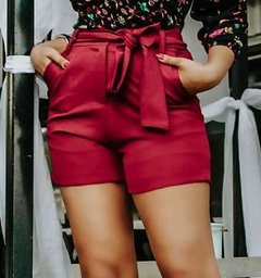 Short Alfaiataria Vermelho