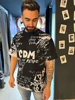 Camiseta CDM Over Word Preta - comprar online