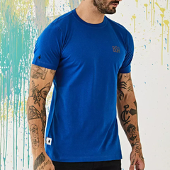 Camiseta Slim Básica Color Azul Royal - comprar online