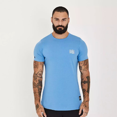 T-Shirt Basic Buh Prata Azul