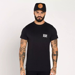 T-Shirt Slim Basic Buh Relevo Preto - comprar online