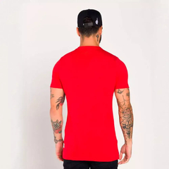 T-Shirt Slim Glitter Vermelha na internet
