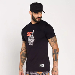 T-shirt Slim Music Neon Preta - comprar online