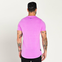 Camiseta Buh Slim Neon Lavada Roxa na internet
