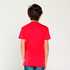 T-Shirt Slim Follow The Stars Kids Vermelha - comprar online