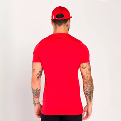 T-Shirt Slim Follow The Stars Vermelha na internet